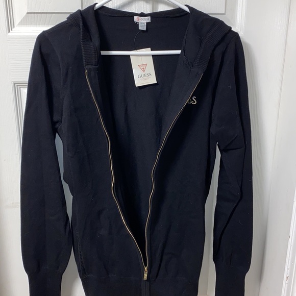 Guess hooded zip up sweater - size XL youth - Picture 8 of 8